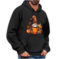thumbnail image 3 of VBTAPA Men's Thanksgiving Hoodie Fall Pumpkin Gnome Graphic Prints Hooded Sweatshirt Loose Casual Kangaroo Pocket Hoodies Thankful Grateful Blessed Sweatshirts Black M, 3 of 5