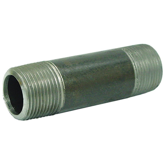 Anvil Beck 3/8 in. MPT Black Steel 12 in. L Nipple