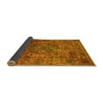 thumbnail image 2 of Ahgly Company Indoor Square Oriental Yellow Industrial Area Rugs, 7' Square, 2 of 4