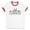 White/Red, variant on Skyline Cambridge England Ringer Tee Shirt Unisex Large White/Black