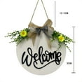 thumbnail image 3 of Welcome  Sign Garland Wood Board Pendant Easter Decoration Home Door Wall Hanging Pendant, 3 of 8