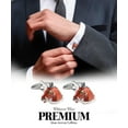 thumbnail image 3 of Vittorio Vico Animal Themed Cufflinks in Gift Box: CL36XX Series, 3 of 84