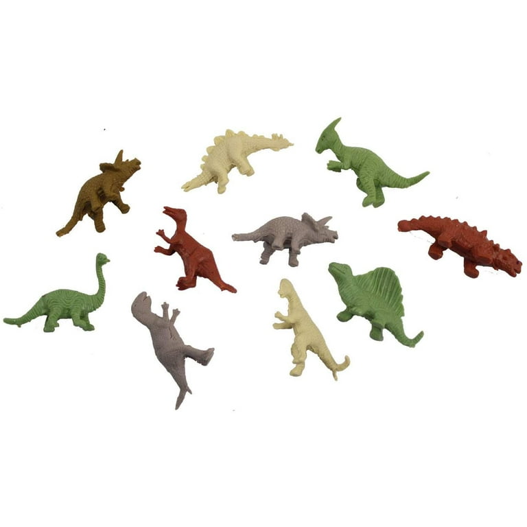 24 Cute Soft Tiny Dinosaur Animal Figurines - Mini Dino Toys - Small  Novelty Prize Toy - Party Favors - Gift- Easter Egg Filler - Small Novelty  Prize