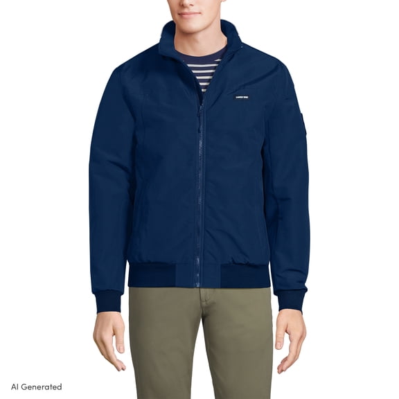 Lands' End Men's Classic Squall Waterproof Insulated Jacket