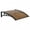 Brown, variant on solautey Awning for Door Entrance, 31.5x47 Inches Window Awnings for Doors Canopy Polycarbonate Cover Patio Door Awning UV Rain Snow Sunlight Protection Hollow Shee