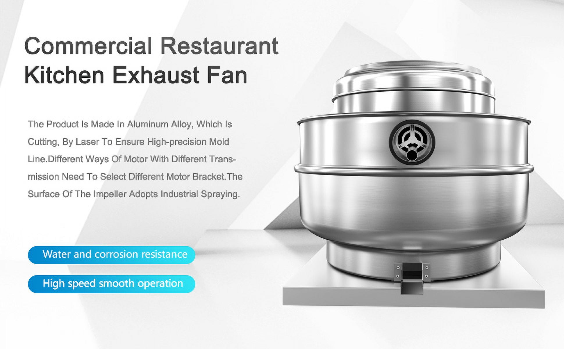 HAN'KITCHEN'LON'S 1700 CFM 110 Volt Exhaust Fan