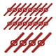 thumbnail image 1 of Paquete de 20 cuchillas para cortacésped, cabezal de cuchilla de 139 mm para cortacésped. rojo, 1 of 9