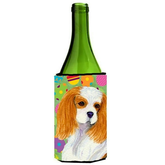 Cavalier Spaniel Easter Eggtravaganza Wine bottle sleeve Hugger - 24 Oz.