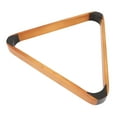 thumbnail image 1 of Pool Ball Rack, Yellow and Black Sturdy Billiard Ball Triangle Rack Compact  for Game Room, 1 of 7