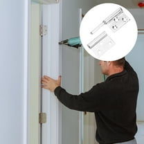 Worgeous 12pcs Fence Gate Hinge Stainless Steel for Handymen