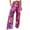 D, variant on Womens Boho Palazzo Pants Wide Leg Beach Pants High Waisted Lounge Pants with Pockets Business Work Pants