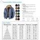 thumbnail image 2 of Men's Solid Color Jacket Men's Spring And Autumn Casual Trend Zipper Hooded Jacket 6XL, 2 of 3