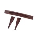 thumbnail image 2 of HEVIRGO 3Pcs Gypsy Jazz Guitar Wooden Bridge Set Musical Instrument Accessories Parts, 2 of 7