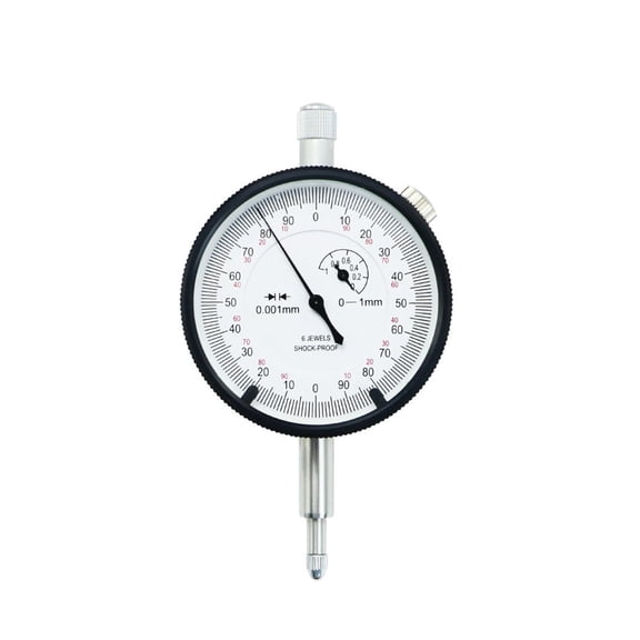 0.001mm Micron Dial Indicator 0-1mm Measuring Range Precision Shockproof Indicator Precision Dial Indicator Gauge