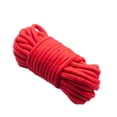 thumbnail image 4 of Cuerda de algodón suave para todo uso: 65 pies de largo, 1/4 de pulgada de diámetro, 20 m rojo Sunnimix Cuerda de algodón Macrame, 4 of 5