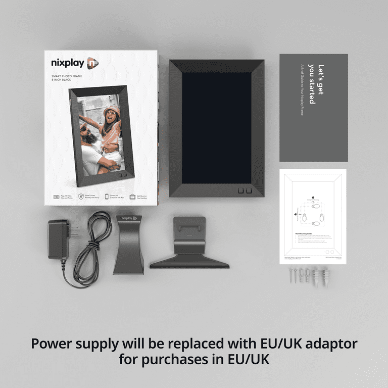 Nixplay AI-Enhanced Digital Picture Frame | Black 8