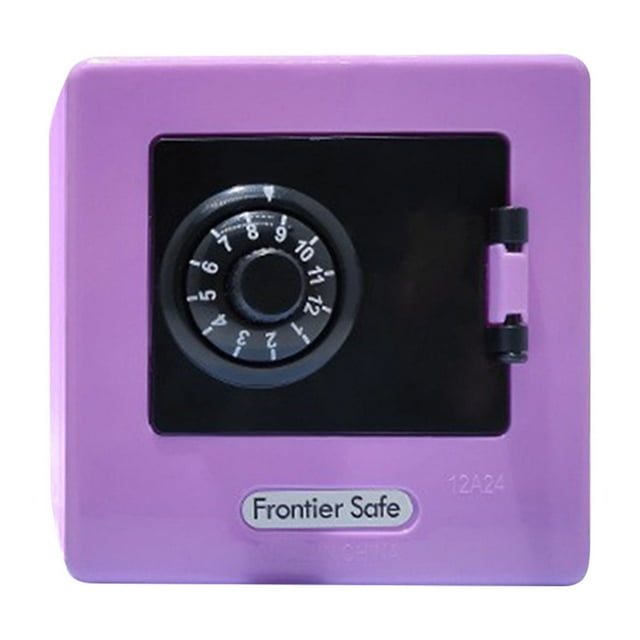 Nilvkv Boîte de Rangement pour Pièces de Monnaie avec Serrure à Combinaison, Coffre-Fort pour Argent, Tirelire