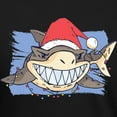 thumbnail image 3 of CafePress - Christmas Shark T Shirt - Mens Tri-blend T-Shirt, 3 of 4