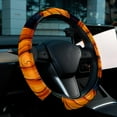 thumbnail image 6 of Pumpkin 14.5 Inch Printing PVC Leather Auto Accessories Steering Wheel Covers Car Wheel Cover Steering Wheel Cover, 6 of 6
