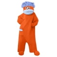 thumbnail image 5 of Big Mouth Monster Onesie, Snuggle Monster Furry Costume with Comb, Funny Cartoon Adult Jumpsuit Matching Loungewear, 5 of 7
