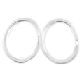thumbnail image 1 of Headlight Trim Ring 2pcs Replacement for R55 Cooper 2008-2015 OEM 51137149905 51137149906, 1 of 7
