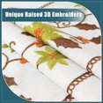 thumbnail image 4 of Tablecloth, Waterproof Tablecloth Linen Wrinkle Resistant Rectangular Tablecloth for Kitchen Dining Outdoor (Rectangle, 55 x 86 inches Green Flowers), 4 of 5