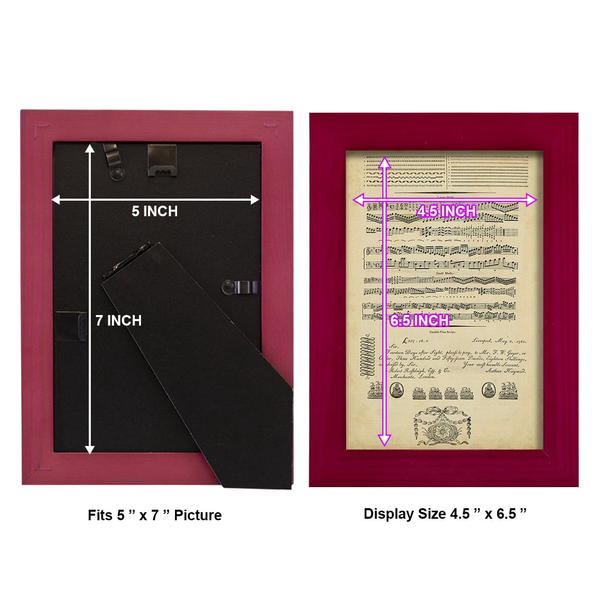 Deckled Encyclopediae V (AS) -Framed Print w/glass-Cherry Red