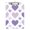 Silver, variant on Purple Hearts Dots Acrylic Clipboard Drawing Board with Hook Writing Pad File Storage A4 Size Silver 12.5" x 9"