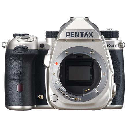 K-3 Mark III APS-C-Format DSLR Camera Body, Silver with Pentax HD