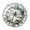 A, variant on Ocean Wave Sunset Suncatcher Round Acrylic Puzzles Window Hanging,Stained Glass Style Wind Chime Pendant for Living Room Garden Patio Indoor Window Art 7.87 in