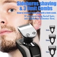 thumbnail image 3 of Kurener Electric Shaver Razor Beard Trimmer Rotary Shaver Rotation razor Full body water wash razor Wet/Dry Rechargeable Waterproof, 3 of 5