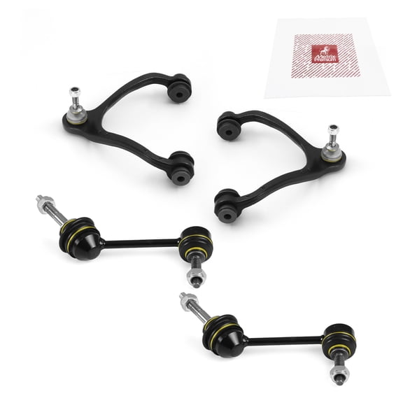 Metrix Premium Chassis Parts - 4 PC Front L/R Upper Control Arm & Front Sway Bar Stabilizer End Link Kit Fits 03-05 Ford Crown Victoria, Lincoln Town Car, Mercury Grand Marquis RK80040 RK80038 K80140