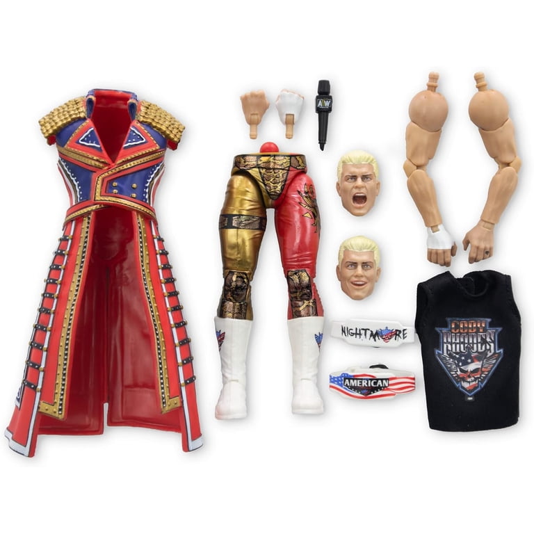 AEW Unrivaled Supreme- 6 inch Cody Rhodes Elite Wrestling Action
