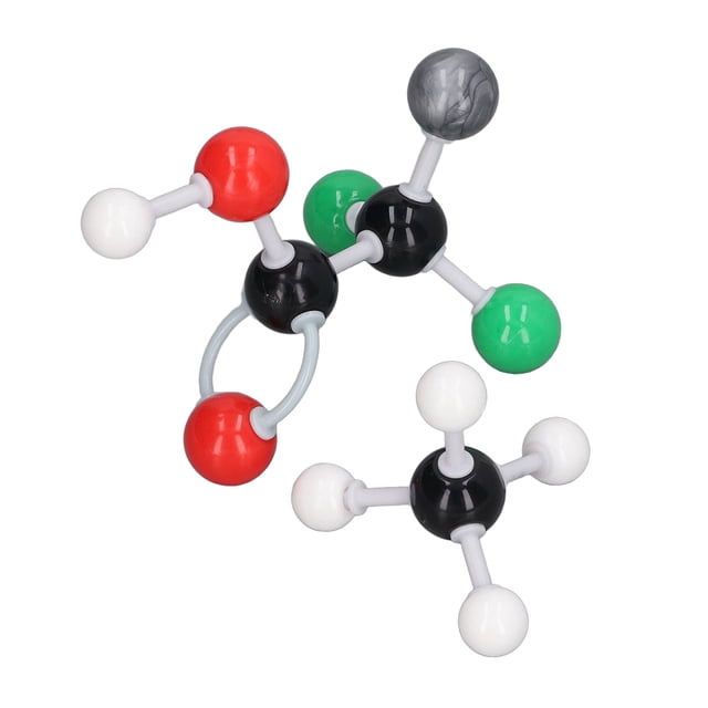 Organic Inorganic Chemistry Learning Kit, Tight Colored PP Balls Safe Molecular Model Kit for Laboratory for Student Teacher