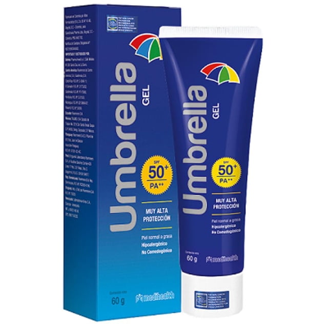 Protector solar Umbrella en gel FPS 50+ piel normal a grasa 60 g