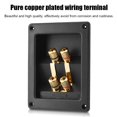 thumbnail image 2 of POCREATION Terminal Box, Reliable Speaker Terminal, Copper Acoustic Components, For Home Hotel Hall, 2 of 8