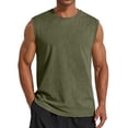 thumbnail image 2 of COOFANDY Men Fashion Sleeveless Shirt Workout Cotton Tank Top Running Muscle Tank Washed Casual T Shirts, 2 of 6