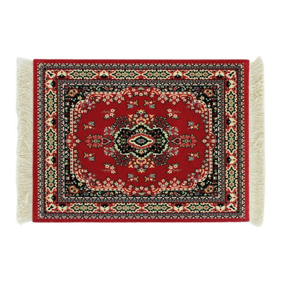 Rug Mouse Pad, Washable Elegant Oriental Persian Carpet Mouse Mat for Table Decor Great Gift