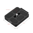 thumbnail image 5 of Andoer PU-50H Quick Release QR Plate with Attachment Loop for Arca Swiss Tripod Ball Head, 5 of 5