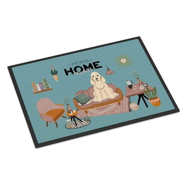 Carolines Treasures CK7939MAT Tapis Intérieur Ou Extérieur 18 x 27 Po. Buff Cocker Spaniel Sweet