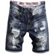 thumbnail image 4 of pantalones cortos de mezclilla para hombres de moda Europa y Estados Unidos agujeros r Abanopi Pantalones, 4 of 6