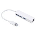 thumbnail image 2 of Hub de datos de 3 puertos USB3.0 RJ45 para computadora portátil iOS Mac Android (USB) Likrtyny Para estrenar, 2 of 9