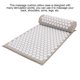 thumbnail image 5 of Soidarity Juego de 3 unidades de cojín de masaje, esterilla de acupresión para Yoga y juego de almohada, masajeador de pies y cuello, almohadilla de Uniforme atlético Gris Soidarity OD000146-04, 5 of 6