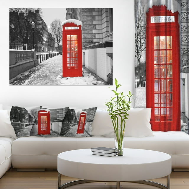 Cabine Téléphonique Red London - Impression sur Toile