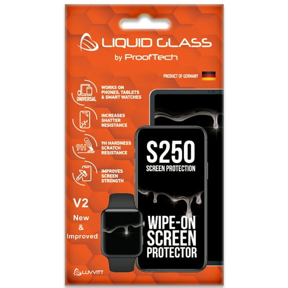 Liquid Glass Screen Protector with $250 Screen Protection Guarantee - Universal