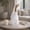 White, variant on Decorative Wooden Wedding Duck Figurine for Home Decor - Fun Sculpture for Bathroom, Office Spaces, and Living Room - Ideal Table Centerpiece, Shelf Display, or Coffee Table - 16", Black & White