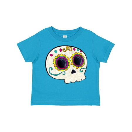 

Inktastic Cute Sugar Skull for Day of the Dead Gift Toddler Boy or Toddler Girl T-Shirt