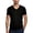 Black, variant on Fashion Casual Solid French Crew Neck Short Sleeve Tee Shirt Top Mens Extra Large Shirts
