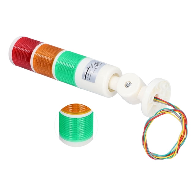 Luz De Advertencia LED, Torre De Señal De Alto Brillo 50-60HZ 3 Colores Siempre Brillantes Para Carretera