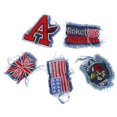 thumbnail image 5 of 5Pcs Assorted Flag Embroidered Iron/ Sew On Patches Set Badge Bag Fabric Applique, 5 of 6